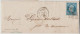SERIE "POSTFS" LUXE Case 88 N°14Ah Avec RR VARIETE "point Blanc" JUIN 1860 Fin De Tirage  Luxe - 1853-1860 Napoleon III