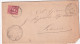 1888-PISCIOTTA C1+sbarre (14.8) Su Soprascritta Affr. C.10 (38) - Marcophilie