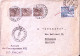 1957-Siracusana Striscia Lire 20 (768) Su Busta (precedentemente Affrancata Con  - Other & Unclassified