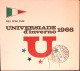 1966-UNIVERSIADI INVERNALI/STAFFETTA MASCHILE/CLAVIERE (7.2) Annullo Speciale, S - Other & Unclassified
