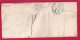 CURSIVE 72 ST ARNOULT SEINE ET OISE + PP ROUGE CAD TYPE 12 RAMBOUILLET POUR PARIS 1838 LETTRE - 1801-1848: Voorlopers XIX