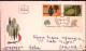 1961-Israele Rimboschimento Serie Cpl. (209/0 Con Band.) Fdc Viaggiata Per Itali - FDC