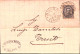 1883-effigie C.25 Isolato Su Lettera Completa Testo Milano (1.9) Per Austria - Marcophilie