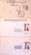 1954-PORTOGALLO Tre Lettere S. Francesco Saverio C.2 E 5 + 100 Ann. Francobolli  - Poststempel (Marcophilie)