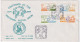 1974-MALTA Anniversario UPU Serie Cpl. (492/5) Su Fdc - Malte