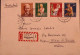 1958-GERMANIA DEUTSCHLAND Beneficenza Serie Cpl. Su Racc. Per Italia - Lettres & Documents