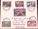 1958-Belgio  Expo Bruxelles Serie Cpl. (1047/2) Su Busta (12.6) Per La Gran Bret - Autres & Non Classés