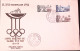 1976-MALTA Olimpiadi Montreal Serie Cpl. (524/6) Fdc - Malte