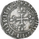 France, Charles VI, Florette, 1417-1422, Angers, Billon, TTB, Duplessy:387 - 1380-1422 Charles VI Le Fol