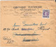 PRINCIPAUTÉ De MONACO 1937  Sur Lettre - Lettres & Documents