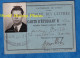 Carte D' étudiant Avec Photo - Faculé Des Lettres , PARIS , 1937 - A. Boillet  Lycée Félix Faure De Bauvais - Université - Membership Cards