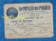 Carte De Membre - Les Pupilles Des Pyrénées , Société Philanthropique Colonie Paris 14e - Pierre Baïlé à Daumazan - 1934 - Cartes De Membre