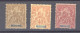 Nossi-Bé  :  Yv  35-37  * - Unused Stamps