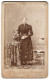 Fotografie Fr. Rose, Wernigerode, Junge Dame Mit Strenger Frisur Im Taillierten Kleid  - Anonyme Personen