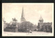 AK Essen-Ruhr, Burgplatz Mit Münsterschule Und Kaiser-Wilhelm-Denkmal  - Muenster