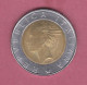 Italia, 1996- 500 Lire  70th Anniversary Of ISTAT- - Bimetallic Bronzital Center In Acmonital Ring- - 500 Lire