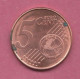 Italy, 2018- 5 Cent-  Copper Plated Steel- Obverse Colisseum. Reverse A Globe, Next To The Face Value- - Italie