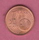 Italy. 2006- 1 Cent-  Copper Plated Steel- Obverse Dem Monte Castle . Reverse A Globe, - Italien