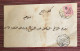 Egypt 1923 Cover Solo Franking 5m Crown Overprint Postal History - Covers & Documents