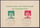 Briefmarken Bizone 101-102 Sonderkarte SST Frankfurt Internationale Messe 1950 - Autres & Non Classés