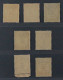 Andorra PORTO 9-15 *  Ausgabe 1931/32 Komplett, 7 Werte, Ungebraucht, KW 1000,-€ - Used Stamps