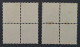 1907, SCHWEIZ 95-96 Tell Im Viererblock (SBK 101-02), Zentr. Stempel, 440,-SFr. - Used Stamps