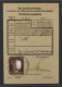 UKRAINE 7, Hitler 10 Pfg. Als Einzelfrankatur Auf Einlieferungsschein, RARITÄT!! - Besetzungen 1938-45