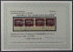 Österreich  675 (4), Hitler 3 Pfg. Vier Werte, Briefstück, Befund VÖB KW 240,- € - Used Stamps