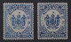 Nordborneo  35 P ** 1888, 50 C. PROBEDRUCKE Hell/dunkelblau, Postfrisch, SELTEN - Noord Borneo (...-1963)
