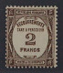 Frankreich  PORTO 66 **  Postauftragsmarke 2 Fr. Braun, Postfrisch, KW 270,- € - 1859-1959 Neufs