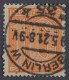 Dienstmarke 65, 10 Pfg. Orange, Ideal Gestempelt, LUXUS, Geprüft BPP, KW 600,- € - 1922-1923 Emisiones Locales