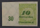 Dt. Reich  328 U ** 10 Mrd. UNGEZÄHNT, LUXUS-Randstück, Postfrisch, KW 150,- € - Neufs