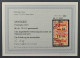 1921, SAAR 73 A Kdr IV, 15 C. KEHRDRUCK Sauber Gestempelt, Fotobefund, 500,-€ - Oblitérés