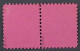 SBZ  16 F **  12 Pfg. Schwarz/rosa, FEHLDRUCK-Rarität Im Paar, Geprüft BPP - Ungebraucht