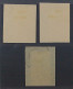 1918, Stadtpost ZARKI 1-3, Stadtansichten 3-12 H. LUXUS-Briefstücke, KW 135,-€ - Occupation 1914-18