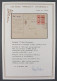 1918, DÄNEMARK 86 X VIERERBLOCK Auf Palet-Brief Wz. Krone, Fotoattest 1200,-€+++ - Briefe U. Dokumente