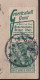 1911 DEUTSCHES REICH Reklame ZUSAMMENDRUCKE  S 1.5 (R5) QUINT Auf Karte, 1000,-€ - Booklets & Se-tenant