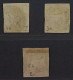 BELGIEN 3-5 A, Medaillon 10-40 C. Mit Wasserzeichen 1, Sauber Gestempelt, 600,-€ - 1849 Epauletten