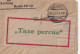 1923 BERLIN C2, Gebührenzettel 3, Streifband Nach PRAG, Rarität, Geprüft, 800,-€ - 1922-1923 Local Issues
