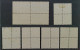 SCHWEIZ 250-55 Viererblock (SBK 185-90), Abrüstung, Zentrische Stempel, 250,-€ - Oblitérés