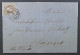1867, ÖSTERREICH Levante 6 I, 25 Soldi Einzelfrankatur, SELTEN, Geprüft 1400,-€ - Oostenrijkse Levant
