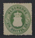 Oldenburg 15 A (*) Wappen 1/3 Gr. Durchstich A, Ungebraucht SELTEN KW 250,- € - Oldenbourg