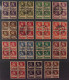 SCHWEIZ, Tell 15 Versch. Hochwertige VIERERBLOCKS, Zentrum-Stempel, 1316,-SFr - Used Stamps