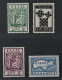Griechenland  632-35 **  Pythagoräer Kongreß, Komplett, Postfrisch, KW 130,- € - Unused Stamps