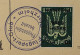 Flugmarke 13 A K, Büchelberg 1 Mk. Aufdruck KOPFSTEHEND, Flugkarte, KW 375,- € - Notausgaben Britische Zone