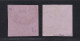 1851, BADEN  4 B, 2 überrandige LUXUS-Stücke In Extremen Farbnuancen, KW 140,-€+ - Gebraucht