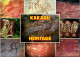 18-5-2024 (5 Z 26) Australia - NT - Kakadu Heritage (aboriginal Rock Painting) 2 Postcards - Peintures & Tableaux