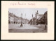 Fotografie Brück & Sohn Meissen, Ansicht Komotau, Marktplatz, Dreifaltigkeitssäule, Blick Auf K.u.K. Infanterie Kase  - Lieux