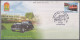 Inde India 2015 Special Cover Vintage Car Rally, Jaipur, Cars, Automobile, Calssic, Pictorial Postmark - Lettres & Documents