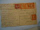 FRANCE POSTCARDS  NICE 1921   LE JARDIN PUBLIC   5 STAMPS - Autres & Non Classés